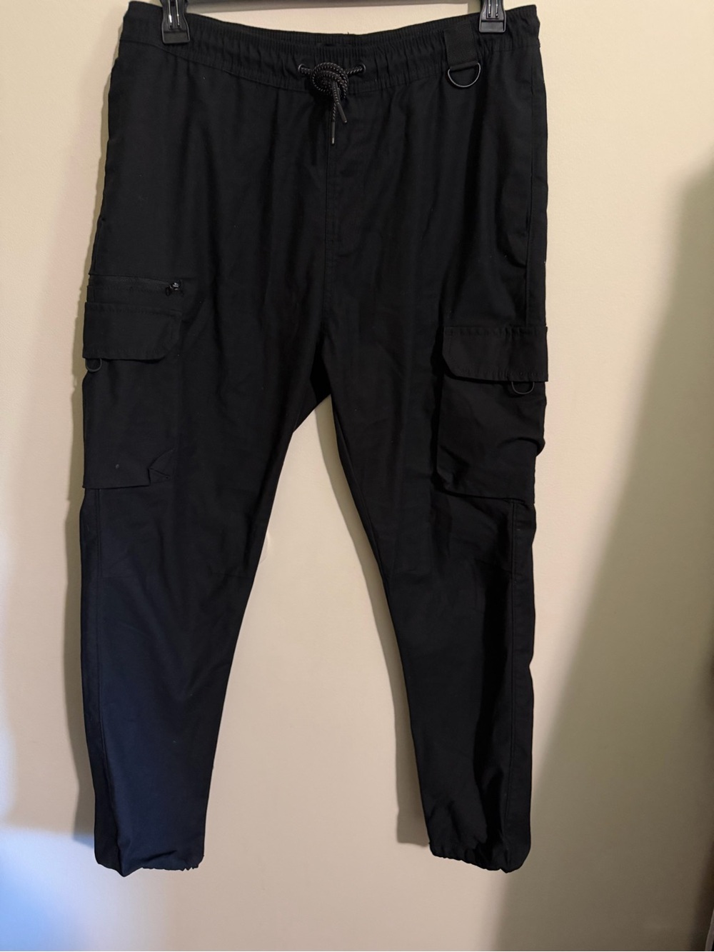 Women's Black Cargo Jumpsuit - Utility Pocket Romper